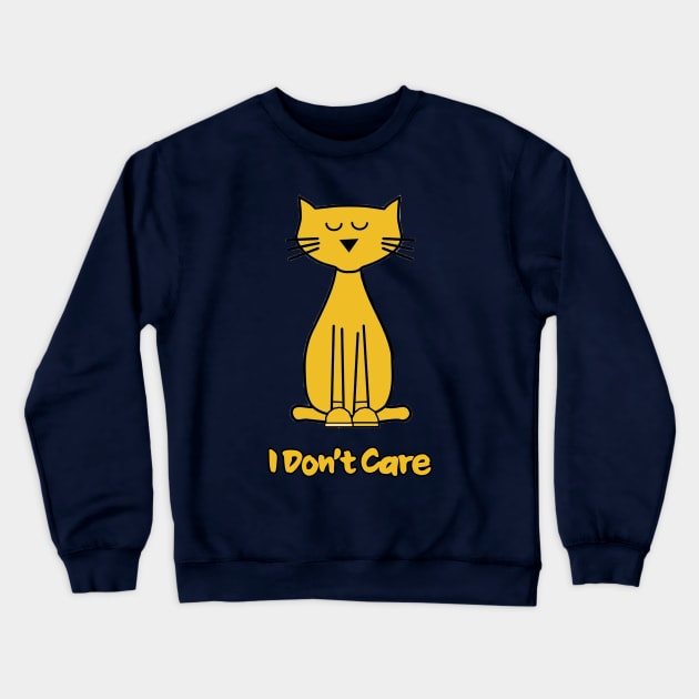 mood Dont Care Crewneck Sweatshirt by aymano